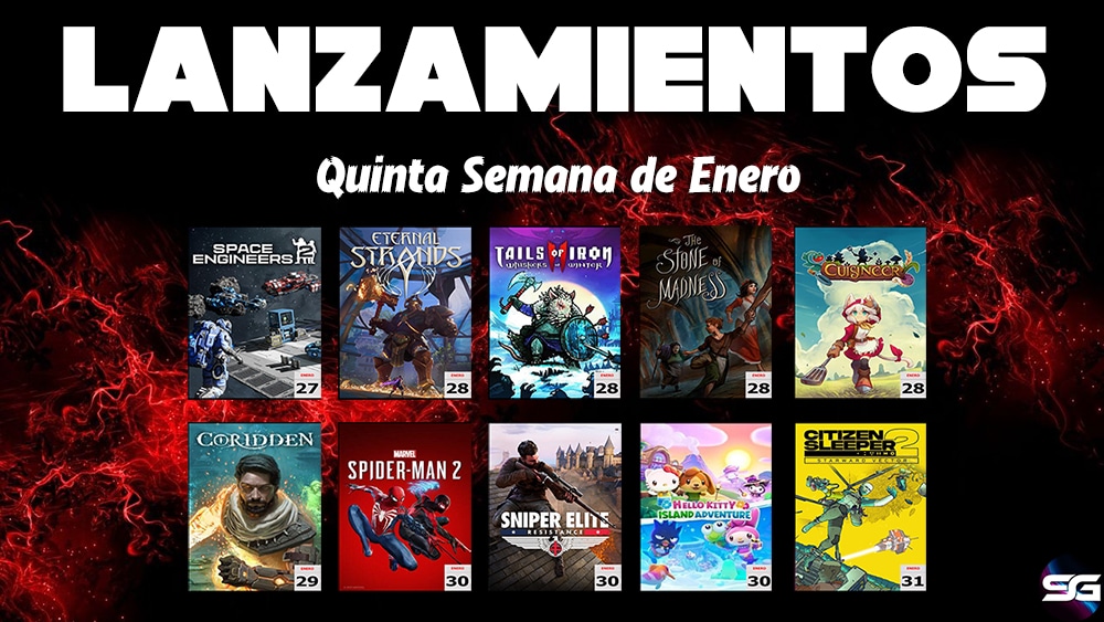 Lanzamientos 5ª Semana Enero 