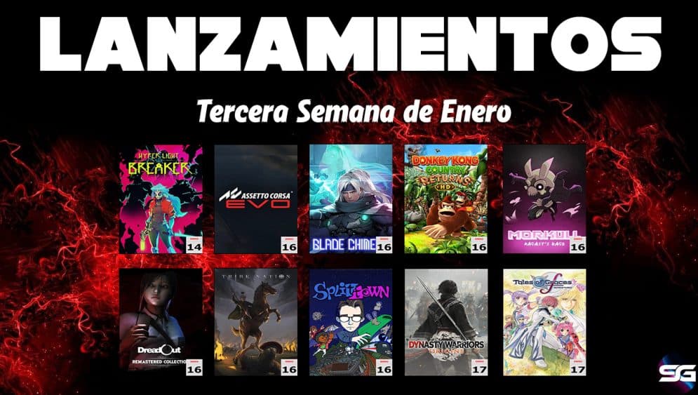 Lanzamientos 3ª Semana Enero 