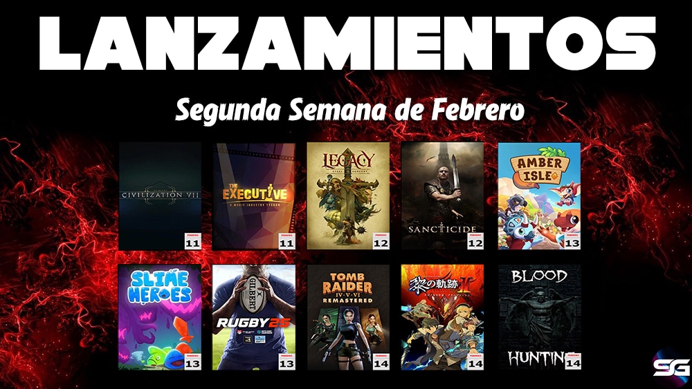 Lanzamientos 2ª Semana Febrero 