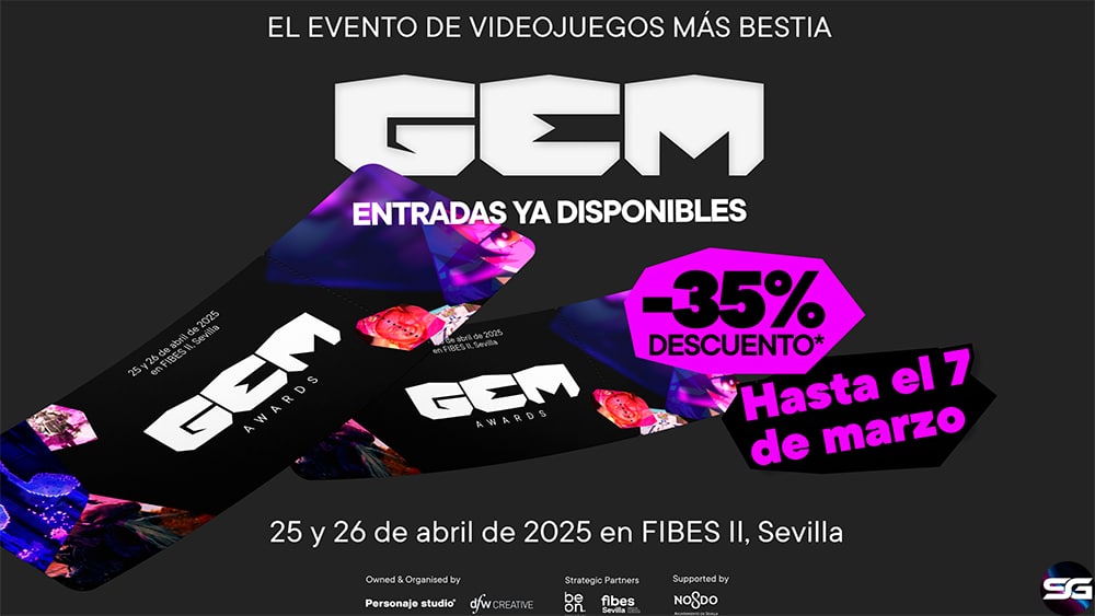 GEM Awards abre la venta de entradas y activa las votaciones para elegir los mejores videojuegos del año 